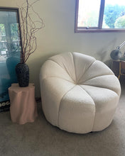 Load image into Gallery viewer, Round Boucle Statement Chair