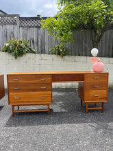 Load image into Gallery viewer, Mid Century Desk/Drawers