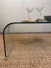 Load image into Gallery viewer, Mid-century Waterfall Glass Table