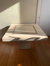 Load image into Gallery viewer, Vintage Italian Travertine Table