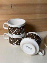 Load image into Gallery viewer, Vintage Staffordshire Pottery Stowaway Cups
