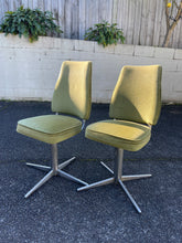 Load image into Gallery viewer, Pair of Namco Green Swivel Chairs
