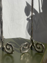 Load image into Gallery viewer, Cast Aluminium Candlesticks - Pair
