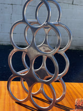 Load image into Gallery viewer, Postmodern Chrome Wine Rack
