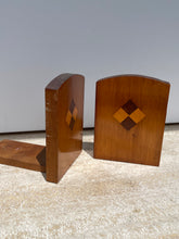 Load image into Gallery viewer, Vintage Wooden Free Standing Bookends
