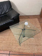 Load image into Gallery viewer, Mid-century Square Glass Coffee Table
