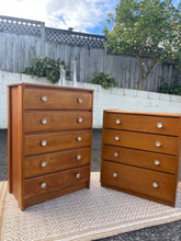 Load image into Gallery viewer, Retro Set of Draws - 2 tallboys
