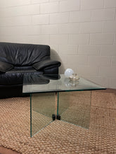 Load image into Gallery viewer, Mid-century Square Glass Coffee Table
