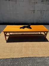 Load image into Gallery viewer, Long Vintage Mid Century Coffee Table
