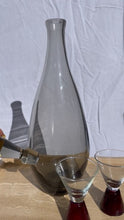 Load image into Gallery viewer, Vintage Mid Century Smoked Glass Decanter
