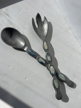 Load image into Gallery viewer, Retro Metal Salad Servers
