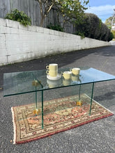 Load image into Gallery viewer, Mid-century Square Glass Coffee Table (Rectangle)
