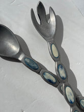 Load image into Gallery viewer, Retro Metal Salad Servers
