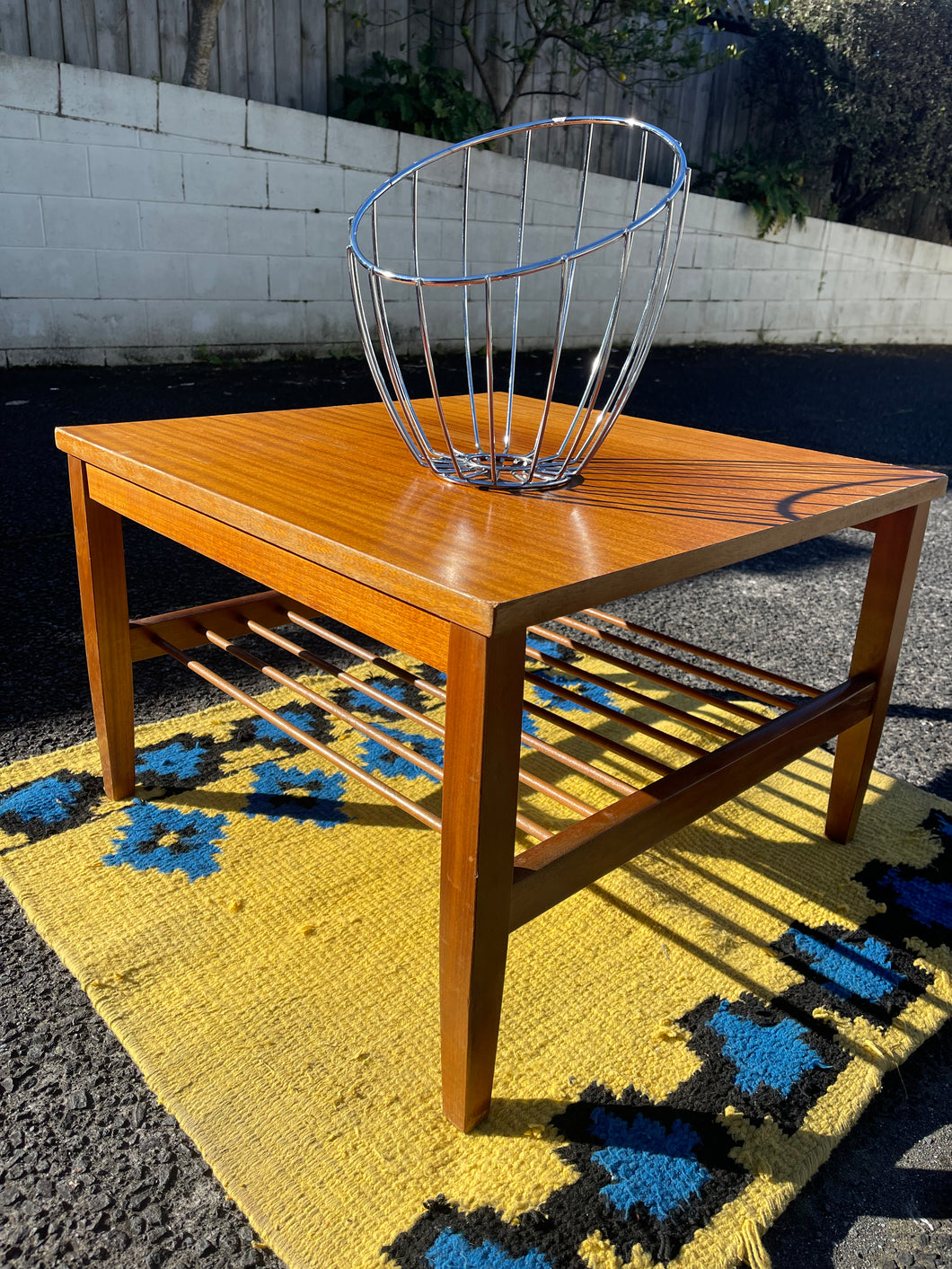 Mid-century Style Square Coffee Table