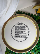 Load image into Gallery viewer, 1970s Japanese stoneware “Recipe for Pavlova” plate
