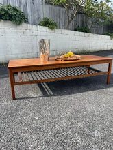 Load image into Gallery viewer, Long Vintage Mid Century Coffee Table
