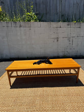 Load image into Gallery viewer, Long Vintage Mid Century Coffee Table
