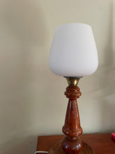 Load image into Gallery viewer, Art Deco Oak Burl Lamp
