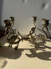 Load image into Gallery viewer, Vintage silver-plated candelabra
