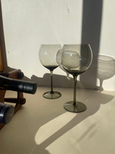 Load image into Gallery viewer, Large Smokey Goblet Glasses - 4
