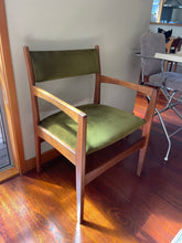 Load image into Gallery viewer, 1960 Green Danish Teak Armchair
