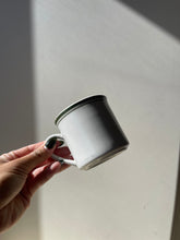 Load image into Gallery viewer, Assorted Green Stripe Stoneware Cup
