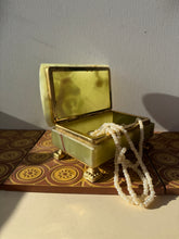 Load image into Gallery viewer, Vintage Onyx Trinket Box
