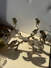 Load image into Gallery viewer, Vintage silver-plated candelabra
