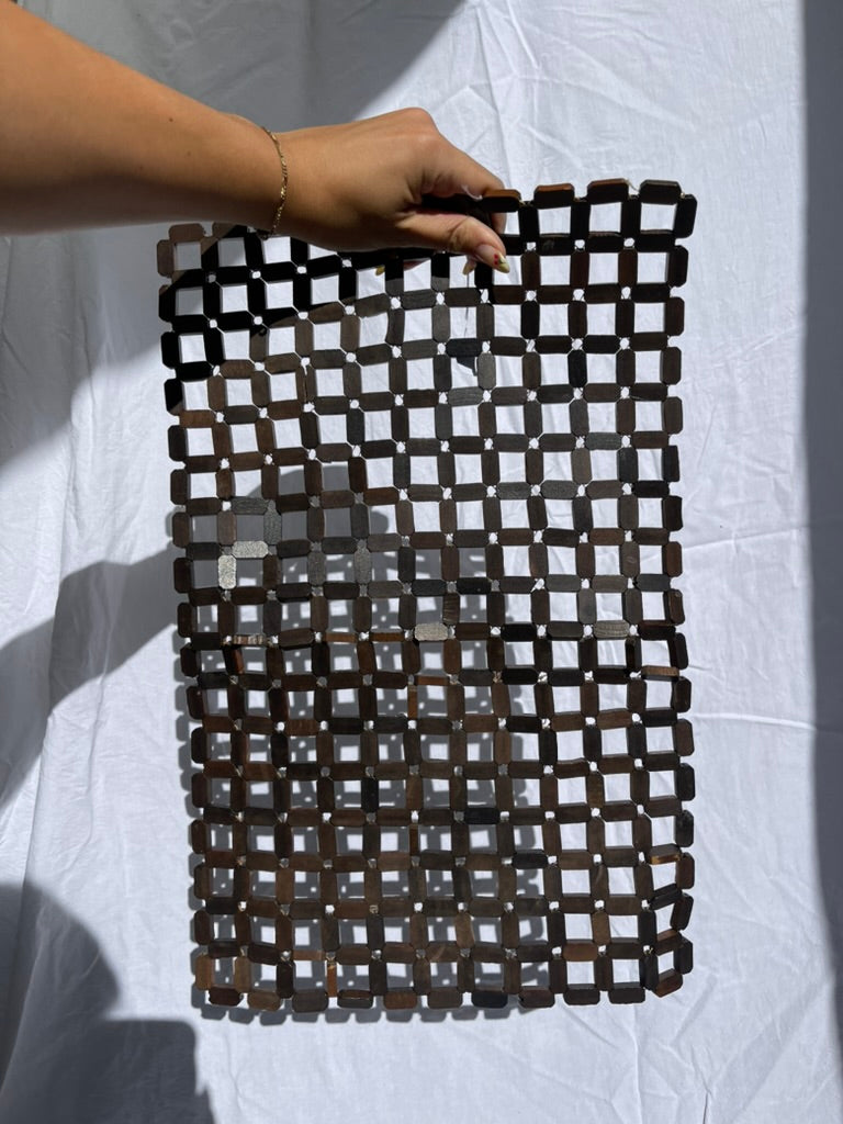 Wooden Beaded Placemat