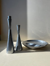 Load image into Gallery viewer, Mid-century Metal Candleholders (Set of 3)
