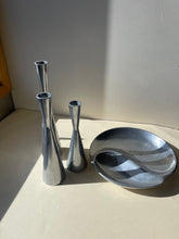 Load image into Gallery viewer, Mid-century Metal Candleholders (Set of 3)
