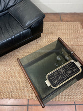 Load image into Gallery viewer, 1970’s Style Smoked Glass Small Coffee Table
