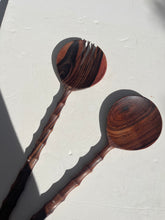 Load image into Gallery viewer, Indonesian Wooden Salad Servers/Utensils
