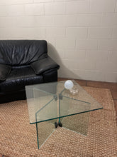 Load image into Gallery viewer, Mid-century Square Glass Coffee Table
