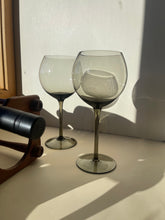 Load image into Gallery viewer, Large Smokey Goblet Glasses - 4
