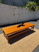 Load image into Gallery viewer, Long Vintage Mid Century Coffee Table
