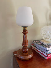Load image into Gallery viewer, Art Deco Oak Burl Lamp
