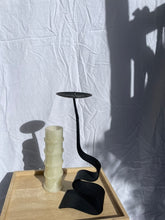 Load image into Gallery viewer, Black cast iron candleholder - Single
