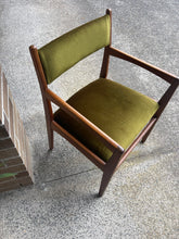 Load image into Gallery viewer, 1960 Green Danish Teak Armchair
