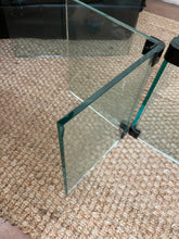 Load image into Gallery viewer, Mid-century Square Glass Coffee Table
