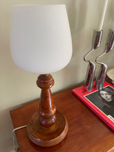 Load image into Gallery viewer, Art Deco Oak Burl Lamp
