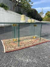 Load image into Gallery viewer, Mid-century Square Glass Coffee Table (Rectangle)
