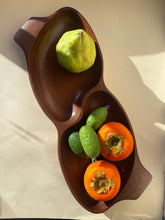 Load image into Gallery viewer, Woodcraft Mahogany Double Bowl

