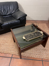 Load image into Gallery viewer, 1970’s Style Smoked Glass Small Coffee Table
