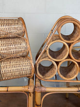 Load image into Gallery viewer, Rattan Wine Rack - 6 Bottle
