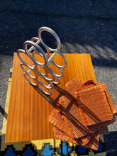 Load image into Gallery viewer, Postmodern Chrome Wine Rack
