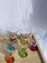 Load image into Gallery viewer, Vintage Coloured Ball Shot Glasses - 6

