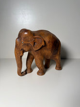 Load image into Gallery viewer, Hand-carved Wooden Elephant
