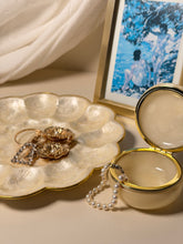 Load image into Gallery viewer, Small Round Alabaster Trinket dish
