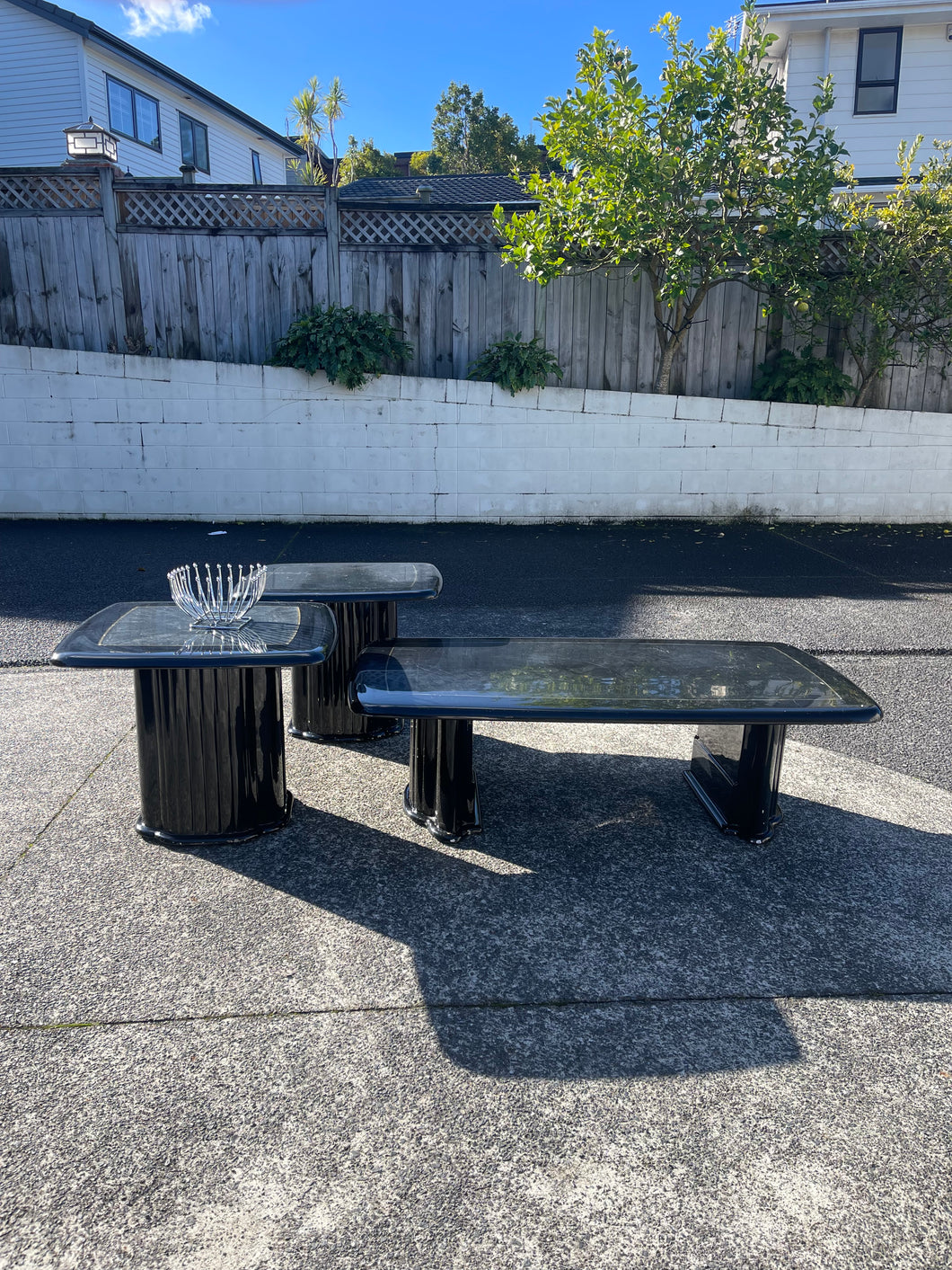 Art Deco Italian Style Lacquered Coffee Tables